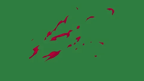 A green screen with white background and red hand on dots it dot animated Video stock 335065873
