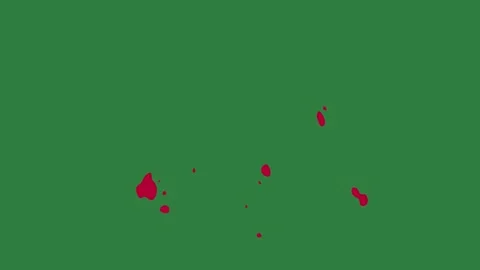 A green screen with white background and red heart on it dots spots dot Video stock 335065895