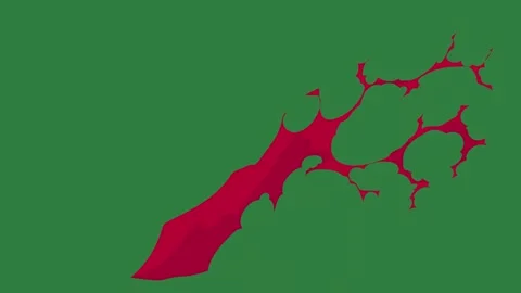 A green screen with white background and the map of new zealand red arrow on Video stock 335065950