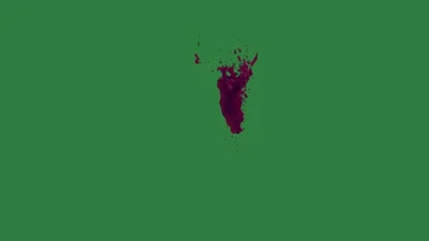 A green screen with white background and silhouette of person on it blood Видео 335066166