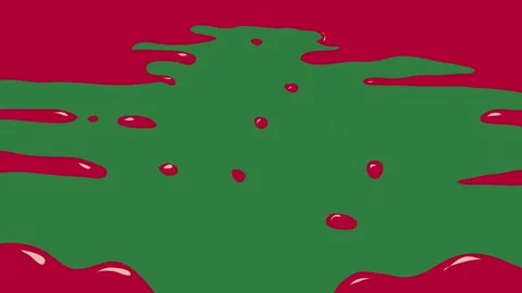 A green screen with white background and red heart on apple piece of paper an Vidéo 335066202