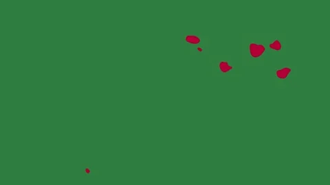 A green screen with white background and red spots map of the world dot on it Видео 335066578