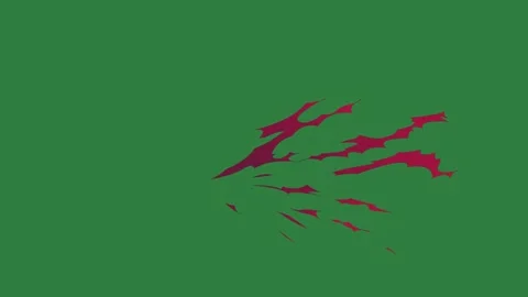 A green screen with white background and small black dot on it red dots fire Vidéo 335067325