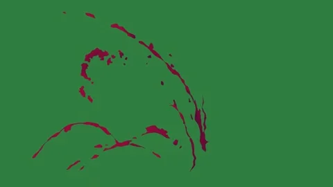 A green screen with white background and red dot on it picture of man spider Видео 335067554
