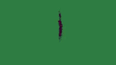 A green screen with white background and hole in the middle an image of Vidéo 335067621