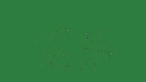 A green screen with white background and sparkle in the middle fireworks stars Video stock 335067829