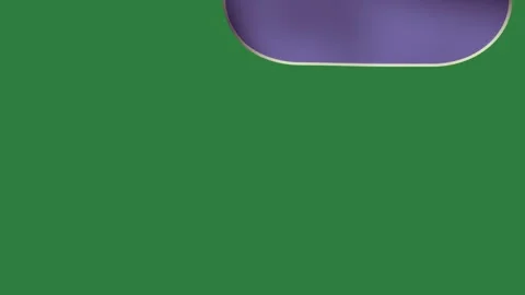 A green screen with white background and blue heart on flag waving in the wind Video stock 335068049