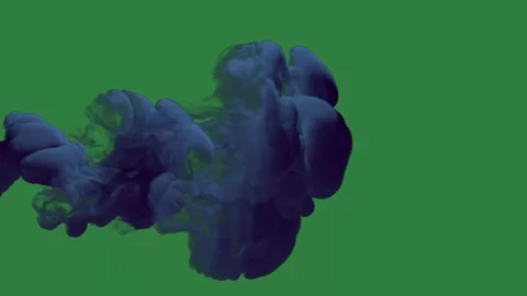 A green screen with white background and cartoon character on it blue ball man Vídeos de archivo 335068305