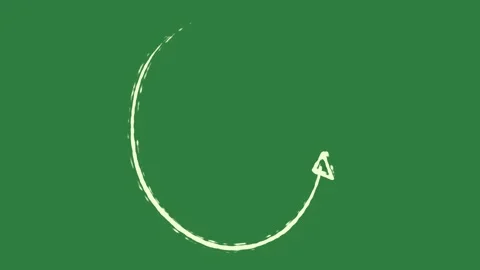 A green screen with white background and circle on it the letter c animated Video stock 335087448