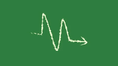 A green screen with white background and the letter on it m animated chromakey Видео 335087577