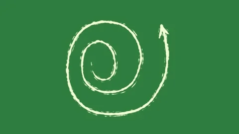 A green screen with white background and circle on it animated chromakey Видео 335087659