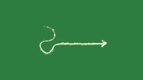 A green screen with white background and circle on it outline of guitar arrow Vídeo Stock 335087689