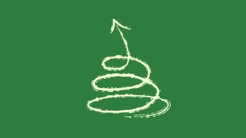 A green screen with white background and circle in the middle snake on Vídeo Stock 335087780