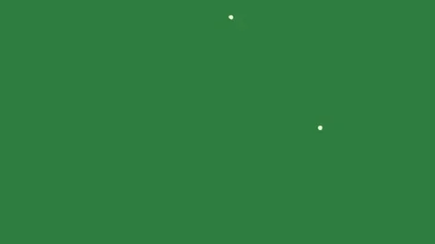 A green screen with white background and the letter t on it cross outline dots Stock-Footage 335087781