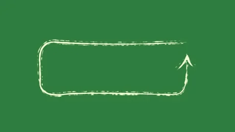 A green screen with white background and outline on it animated chromakey Video stock 335087785