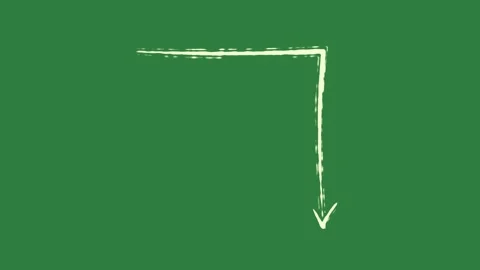A green screen with white background and outline on it animated chromakey Vídeo Stock 335087915