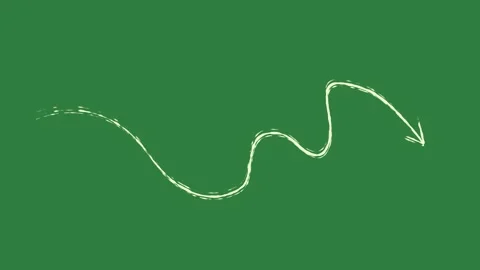 A green screen with white background and outline drawing of wave on animated Video stock 335088190