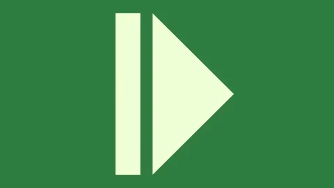 A green screen with white background and square stripe on it arrow animated Видео 335088893