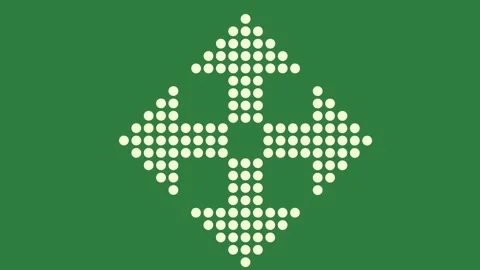 A green screen with white background and dots on it dot animated chromakey Видео 335089264