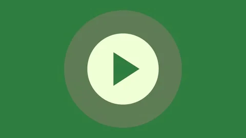 A green screen with white background and oval on circle triangle it play Video stock 335089393