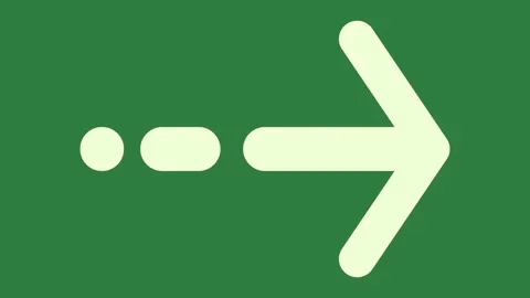 A green screen with white background and arrow sign on it animated chromakey Stock Footage 335089533