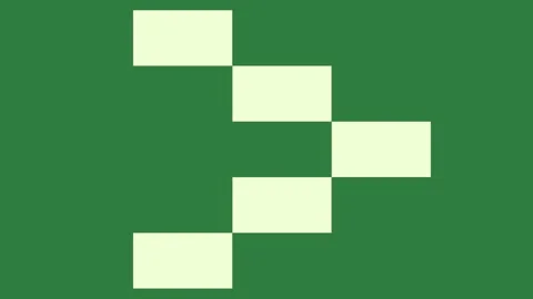 A green screen with white background and square squares on it animated Video stock 335090255
