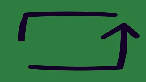 A green screen with white background and black border letter l on the it an Видео 335090769
