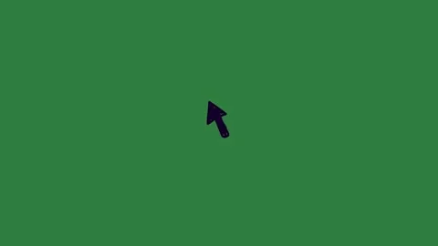 A green screen with white background and bird flying in the sky black arrow on Vídeo Stock 335090934