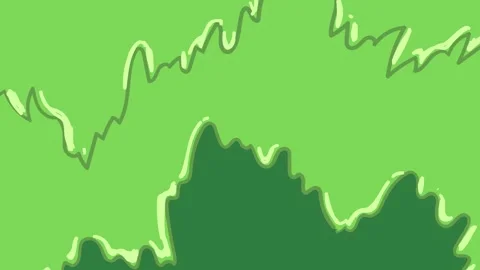 A green screen with white background and black lines on it line of paint an Video stock 335090993