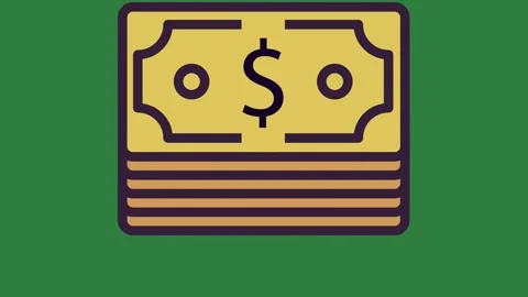 A green screen with white background and an image of football field wallet Video stock 335129901
