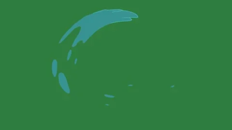 A green screen with white background and this is person blue bird flying over Video stock 335129928
