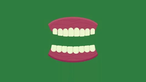 A green screen with white background and red dot on it the letter e mouth Video stock 335129976