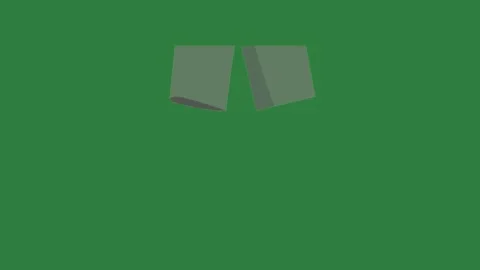 A green screen with white background and pair of pants an image work small Видео 335130057