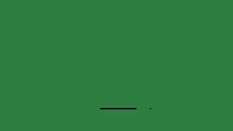 A green screen with white background and line going through it the shape of Video stock 335130076