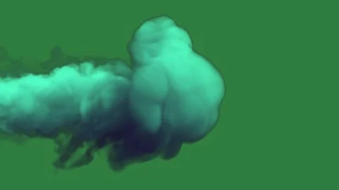 A green screen with white background and blue balloon in the middle an image Vídeo Stock 335130455