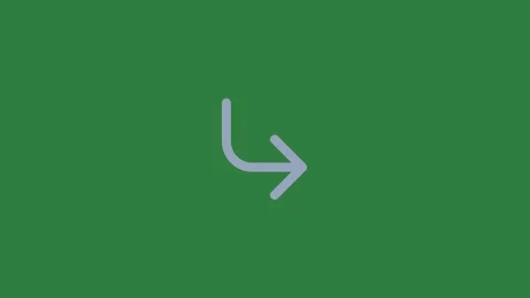 A green screen with white background and the letter j on it clock arrow Видео 335130489