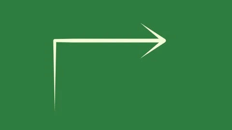 A green screen with white background and lines line in the middle arrow on it Vídeos de archivo 335130508