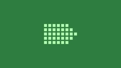 A green screen with white background and an image of squares animated Видео 335130513
