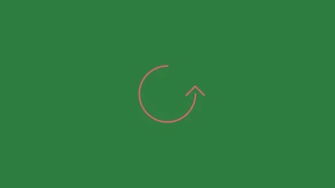 A green screen with white background and circle on it in the middle red letter Видео 335130517
