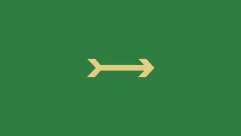 A green screen with white background and an arrow pointing to the right in Vídeo Stock 335130534