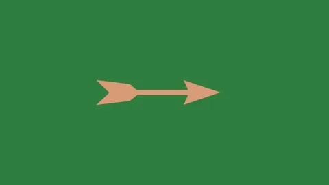 A green screen with white background and an arrow pointing to the right Видео 335130539