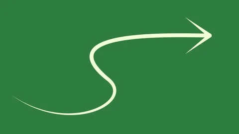 A green screen with white background and lines the letter s on it line arrow j Видео 335130577