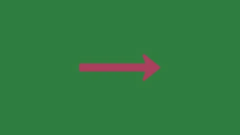 A green screen with white background and red arrow on it an pointing to the Stock Footage 335130648