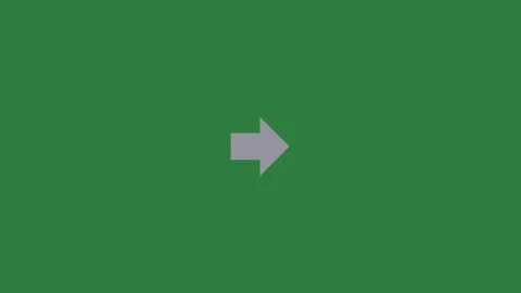 A green screen with white background and an arrow pointing to the right left Stock-Footage 335130652