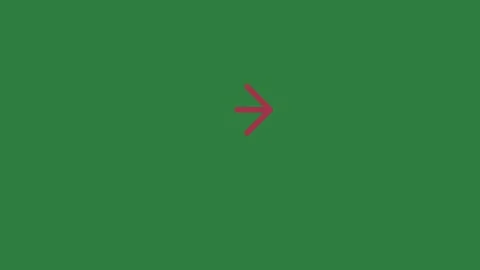 A green screen with white background and red arrow pointing up animated Vidéo 335130667