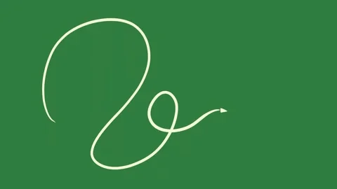A green screen with white background and circle on the letter g it word line o Видео 335131752