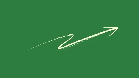 A green screen with white background and clock on arrow it animated chromakey Видео 335131913