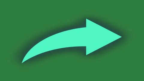 A green screen with white background and blue arrow on it animated chromakey Stock Footage 335977808
