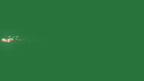 A green screen with white background and an image of the moon fire in middle Stock-Footage 335977817