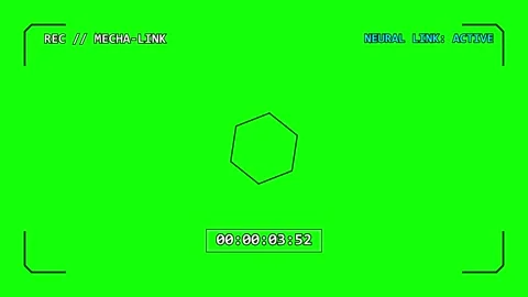 A green screen with white background and diagram of the molecular structure Stock Footage 345496311